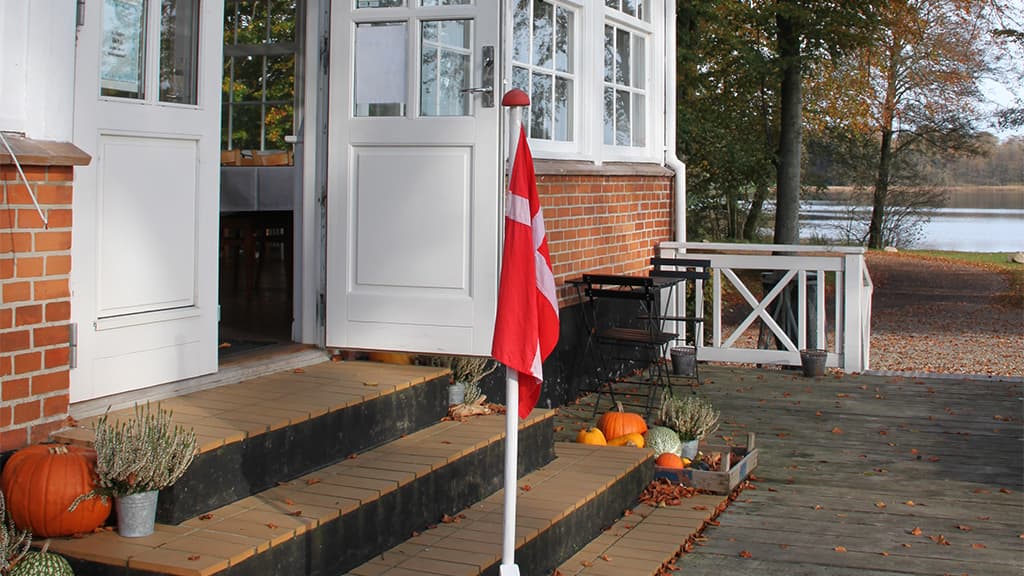 Café an der Burganlage Jels Voldsted