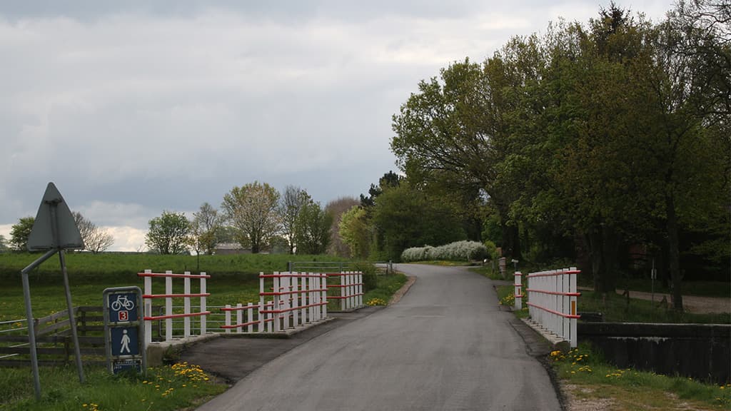 Die Frieheitsbrücke über den Kongeå