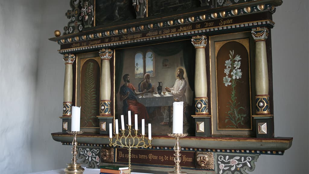 Altertavlen i Gesten Kirke